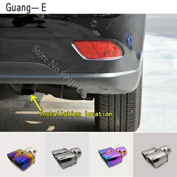 

For Lexus RX RX570 2009-2012 car stickers cover muffler exterior back end pipe dedicate exhaust tip tail outlet ornament 1pcs