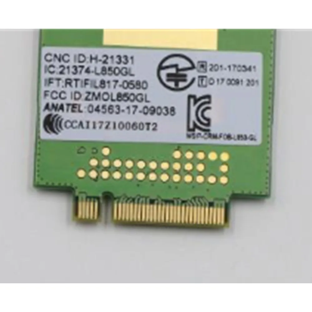L850-GL Fibocom M.2 4G WWAN Card For Lenovo