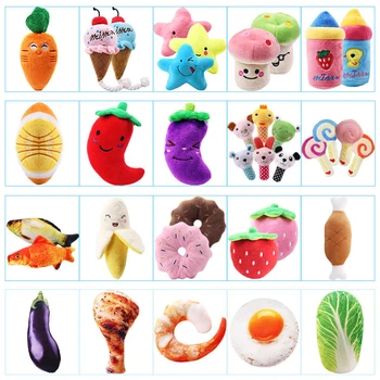 

Toys for Animals Dog Toys Pet Squeaky Toy for Large Dogs for Small Dogs Dog Toy interactive Plush Vocal Chew Toy Banana Food
