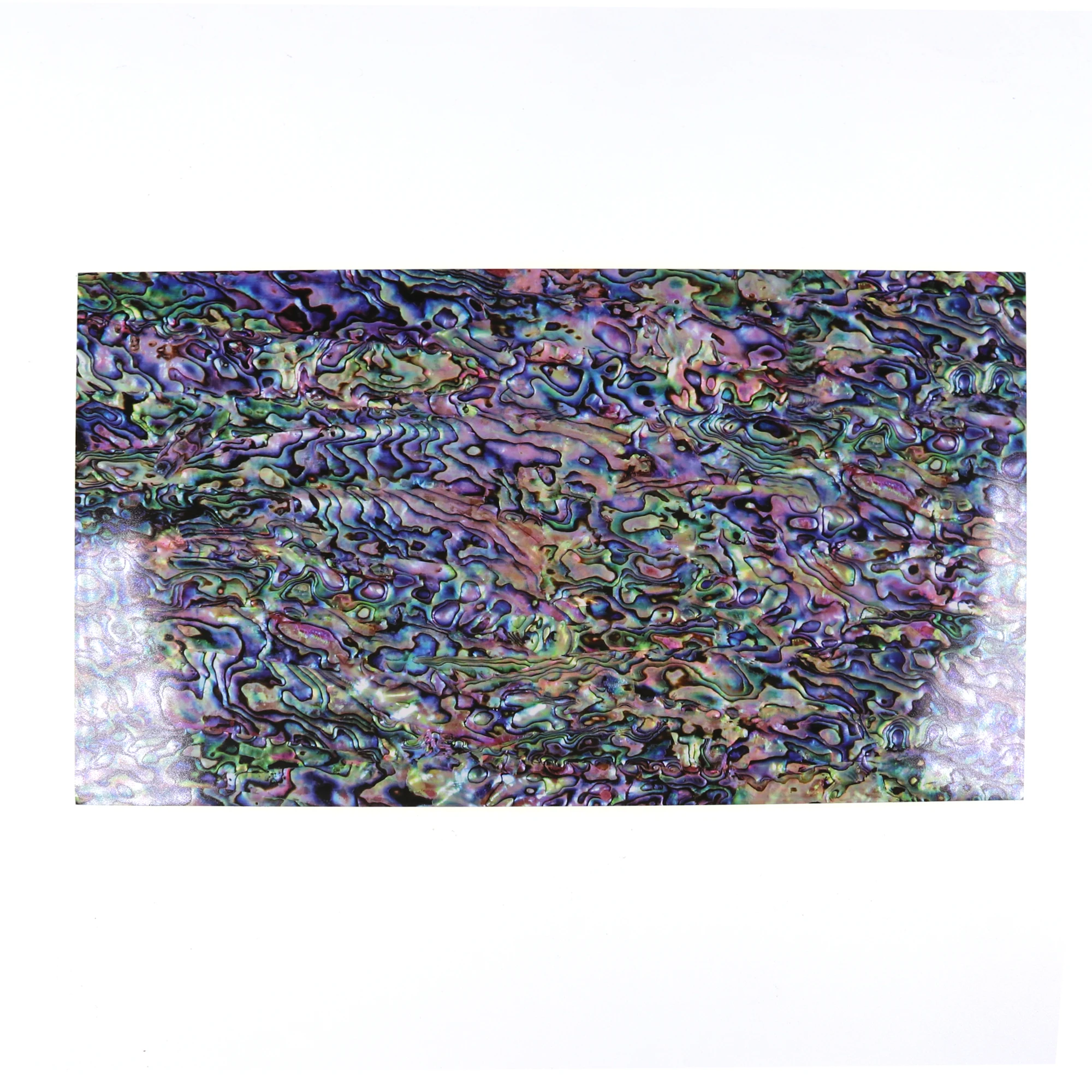 Wifreo 14x24 см с зеленым покрытием Paua Улучшенный клейкий шпон лист ушка оболочки ламинат приманки/джиг/украшения удочки