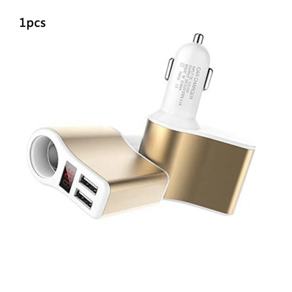 Автомобильный Зарядное устройство прикуриватель 2-Порты USB Зарядное устройство 2.1A Универсальное зарядное устройство