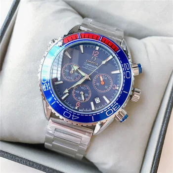 

Omega- Luxury Brand quartz women Watches Quartz Watch Stainless Steel Strap wristwatch classic business dress men watch 547