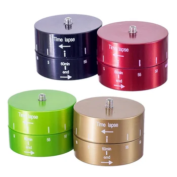 

Gosear 360 Degree Rotating 60 Minutes Time Lapse Timer Photography Delay Head for GoPro Hero 3 4 SLR Action Cameras Smartphones