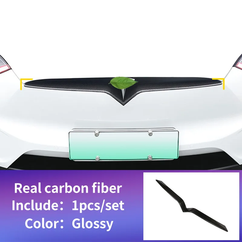carbon fiber 1pcs Гриль Накладка для модели tesla модель x карбон/аксессуары tesla x tesla модель X дверь/углеродное волокно внешний tesla автомобильные аксессуары - Название цвета: carbon fiber 1pcs