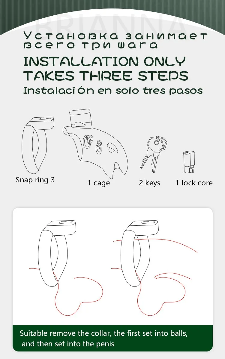 Male Chastity Cage Sex Toys Discreet Sissy Femboy Chastity Cock Cage Device Penis Rings Male With 3 Size chastity cage