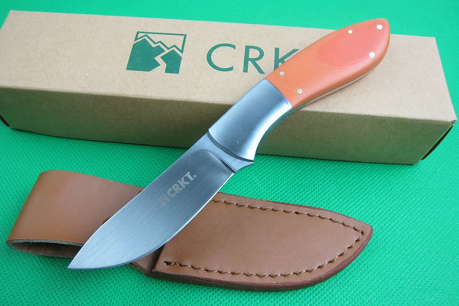 Горячие CRKT 2840 фиксированный нож 440c Лезвие G10 ручка карманный Открытый Кемпинг Охота тактические ножи для выживания ручной инструмент EDC