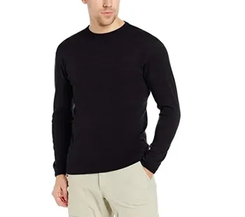 

2019 Mens Base Layer Men's Midweight Merino Wool Baselayer Top - Merino Wool Crew Neck Long Sleeve Shirt Thermal Size L-2XL 210G