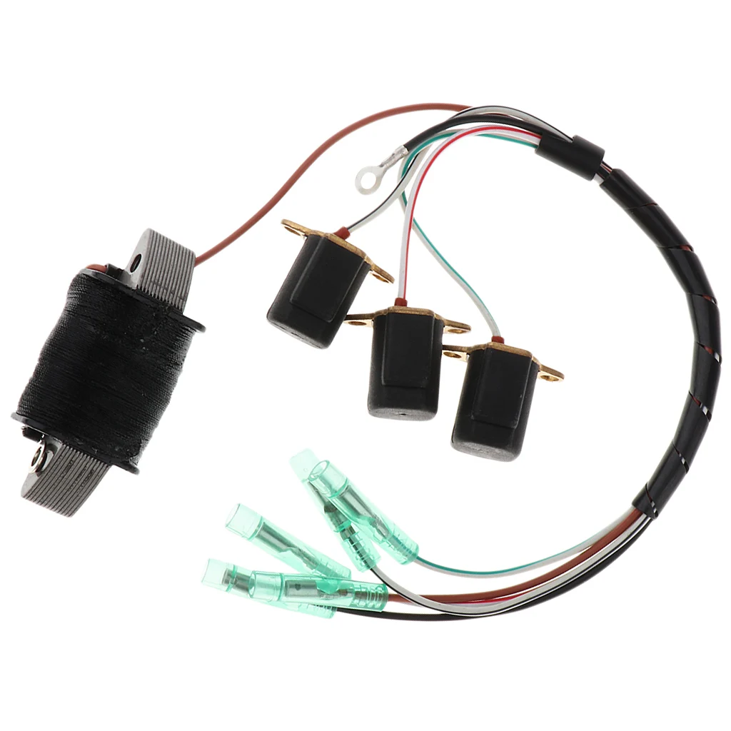 6H2-85580 Charge Coil for Yamaha Outboard Motor 60HP 70HP 2 Stroke Boat Engine Replacement Marine Replace Parts