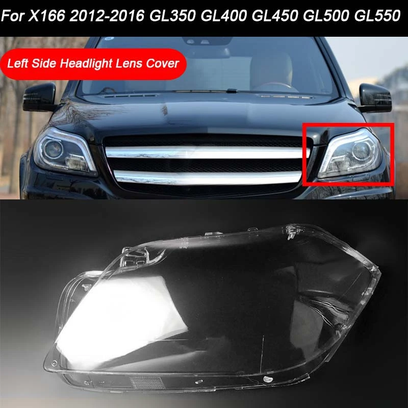 For Mercedes Benz X166 12 16 Gl Cl Car Headlight Clear Lens Cover Head Light Lamp Lampshade Shell Shell Aliexpress