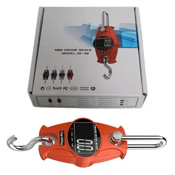 

Digital Scale 300 kg / 600 lb SF-918 Postal Scales Industrial Heavy Duty Crane Scale Orange for Home Farm Hunting
