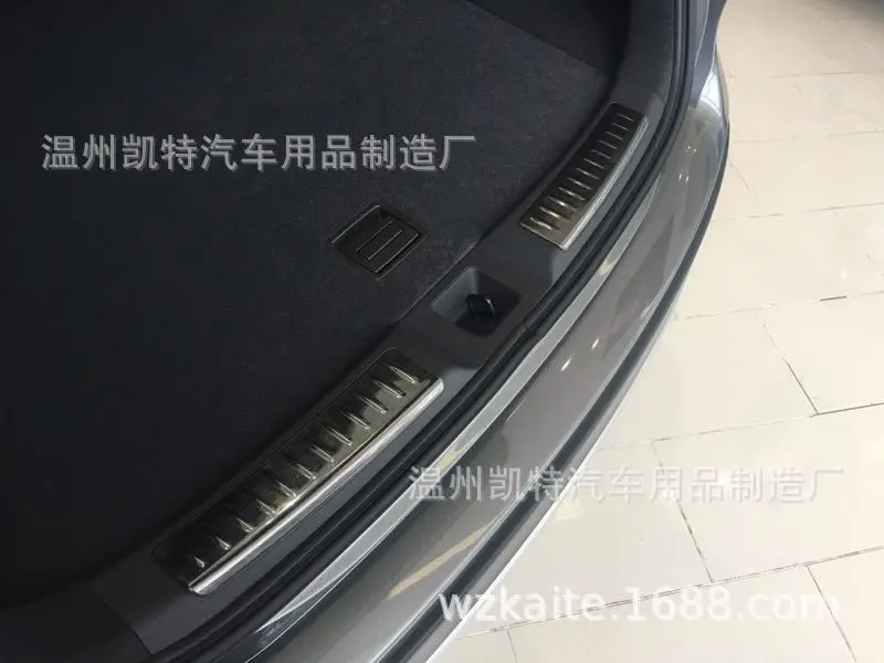 18-Infiniti QX50 только Модифицированная нержавеющая сталь педаль для багажника черный титан матовый встроенный заднее крыло