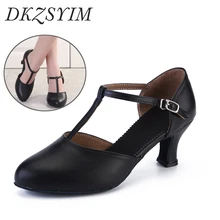 

Women Latin Dance Shoes Jazz Adult Ballroom Salsa Dancing Shoes Woman Black Teachers Training Modern Tango Dance Sneakers