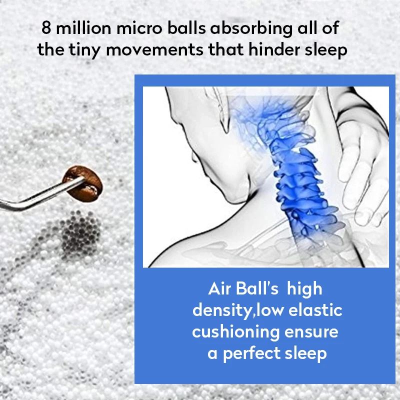 Домашняя 3d подушка микро для шеи надувная путешествий ортопедические подушки