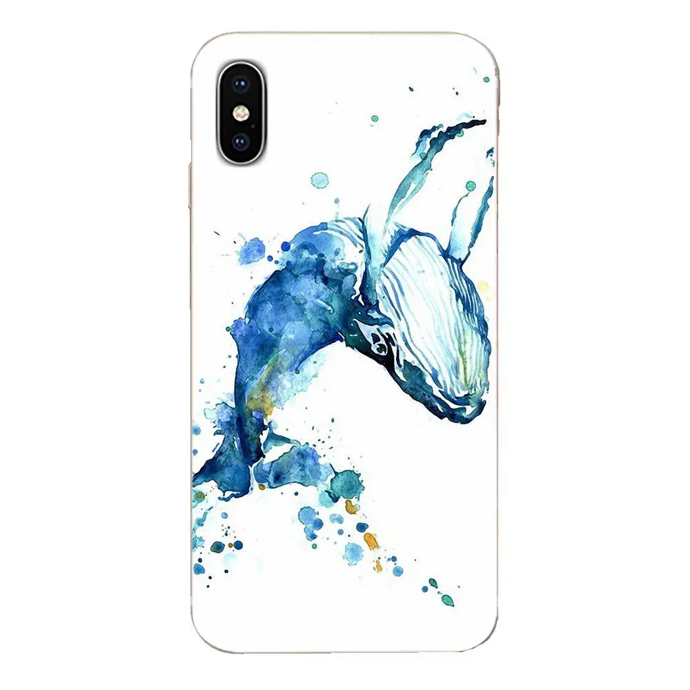 Акварельная картина с изображением животных, котов китов класса люкс для huawei Honor 4C 5A 5C 5X6 6A 6X7 7A 7C 7X8 8C 8S 9 10 10i 20 20i Lite рro - Цвет: as picture