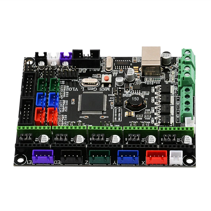 Плата 3D-принтера MKS Gen L контроллер совместимый с Ramps1.4/Mega2560 R3 Поддержка A4988/8825/TMC2208/TMC2100 драйверы