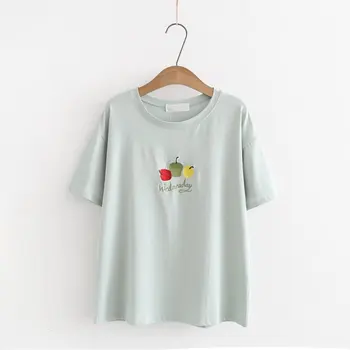 

2020 New Women T-shirts Casual Summer Short Sleeve Female T shirt Women Clothing Cotton O-neck