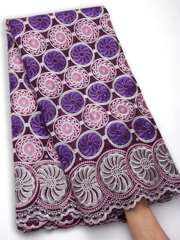 

Latest African Swiss Voile Lace In Switzerland 2022 Embroidery Swiss Lace Fabric Dubai High Quality Cotton Fabric 5 Yards A2767