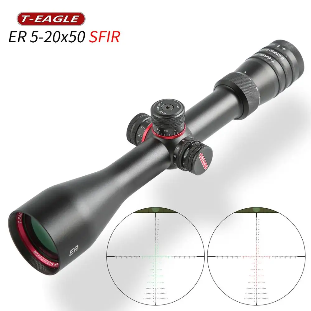 Тактический прицел Teagle ER 5 20 × 50 SFIR боковой Регулируемый охотничий оптический с