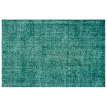 

Handmade Turquoise Vintage Overdyed Turkish Area Rug 216x320 Cm-7'1''X10'6''