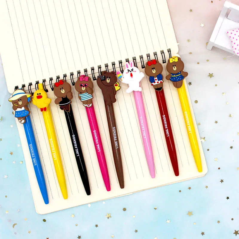 Kawaii ручка lapices tinta гель rilakkuma escolar ofertas relampago корейский материал escolar caneta cartolia Школьные Аксессуары