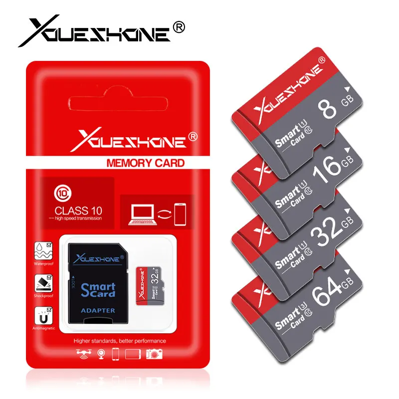 Карта памяти класса 10 8 ГБ 16 ГБ 32 ГБ micro sd карта 64 Гб 128 ГБ tarjeta microsd 32 Гб mini TF карта 4 Гб флэш-накопитель с бесплатным адаптером