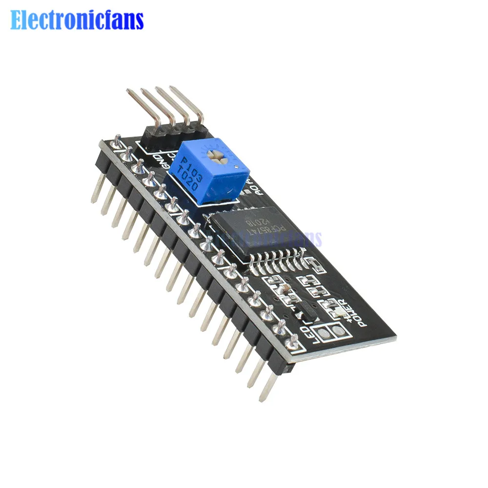 2 шт. IIC I2C TWI последовательный интерфейс SPI порт платы модуль для Arduino 1604 2004 LCD 1602