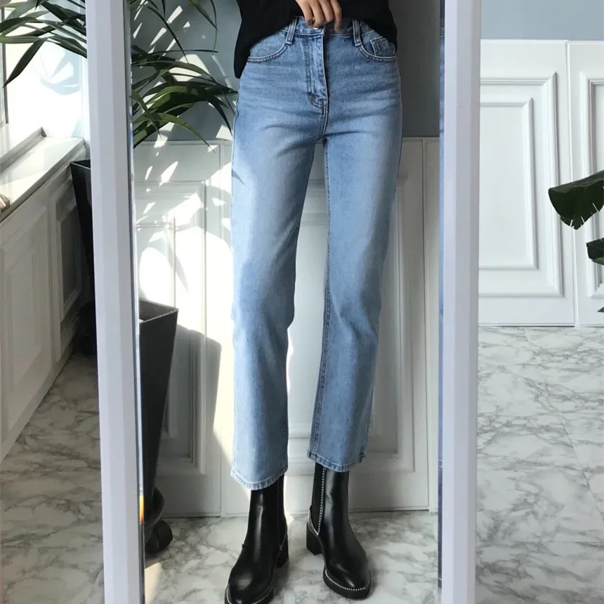 

Harem Pants Women Vintage High Waist Straight Jeans Woman Jeans Streetwear Denim Pants Vaqueros Mujer Ka1239