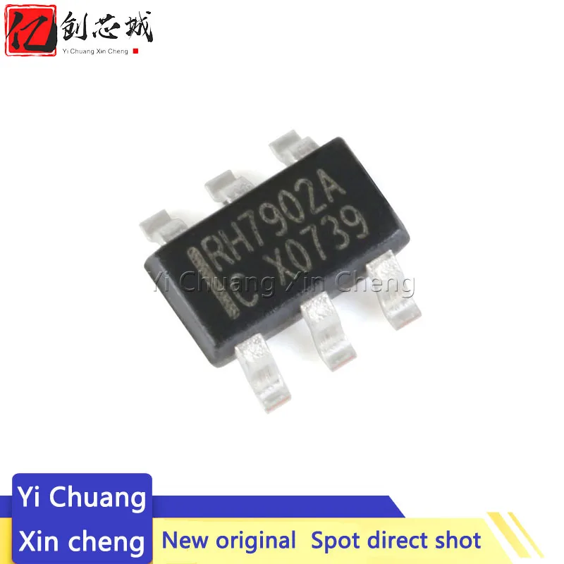 

10 шт., новые оригинальные кнопки RH7902A SOT23-6 двойной зарядка через USB протокол Порты и разъёмы Управление IC