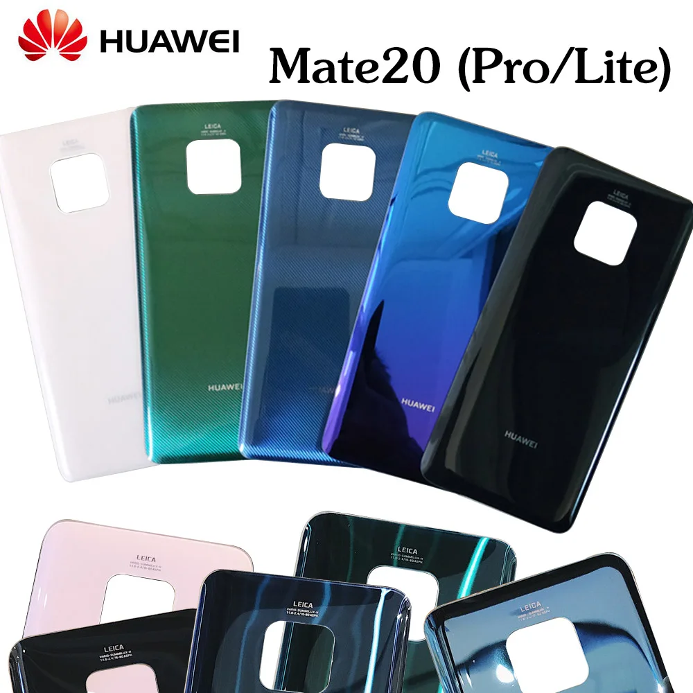 OEM крышка батареи Задняя стеклянная панель Дверь Корпус чехол для huawei mate 20 Pro Lite