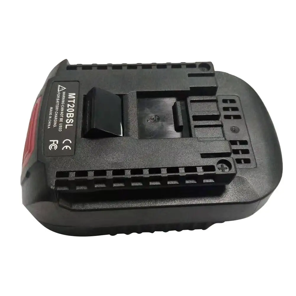 Литий-ионный аккумулятор конвертер адаптер используется для MAKITA BL1830 BL1815 BL1840 BL1850 BL1860 Bosch 18 в инструмент батарея - Цвет: Black