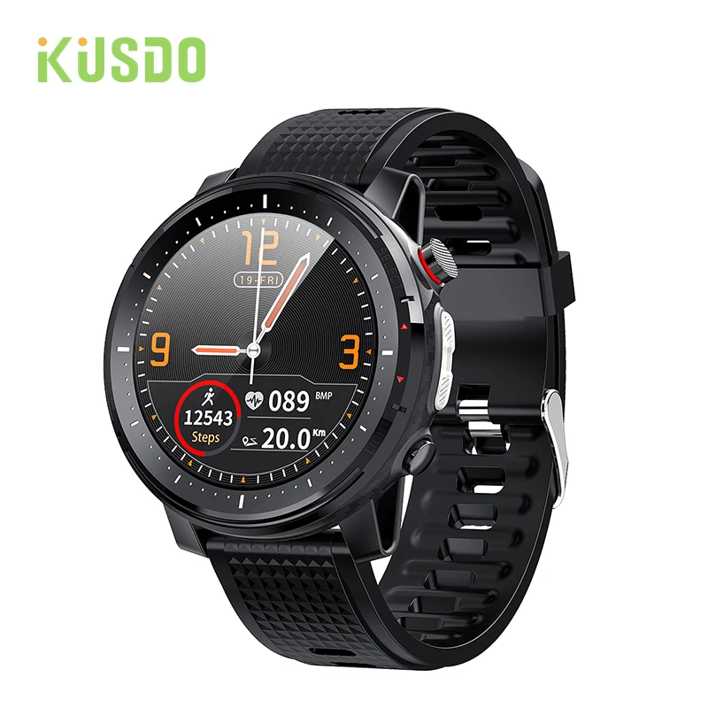 Photo Product KUSDO 2021 Smart Watch ECG Smartwatch IP68 Waterproof Men Women Sport Fitness Bracelet Clock For Android Apple Xiaomi Huawei