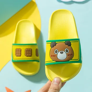 

new Children Cartoon Slippers Girls Summer Beach Sandals Kids Bathroom Flip Flops Toddler Boys Indoor Flip Flops Baby Home Shoes