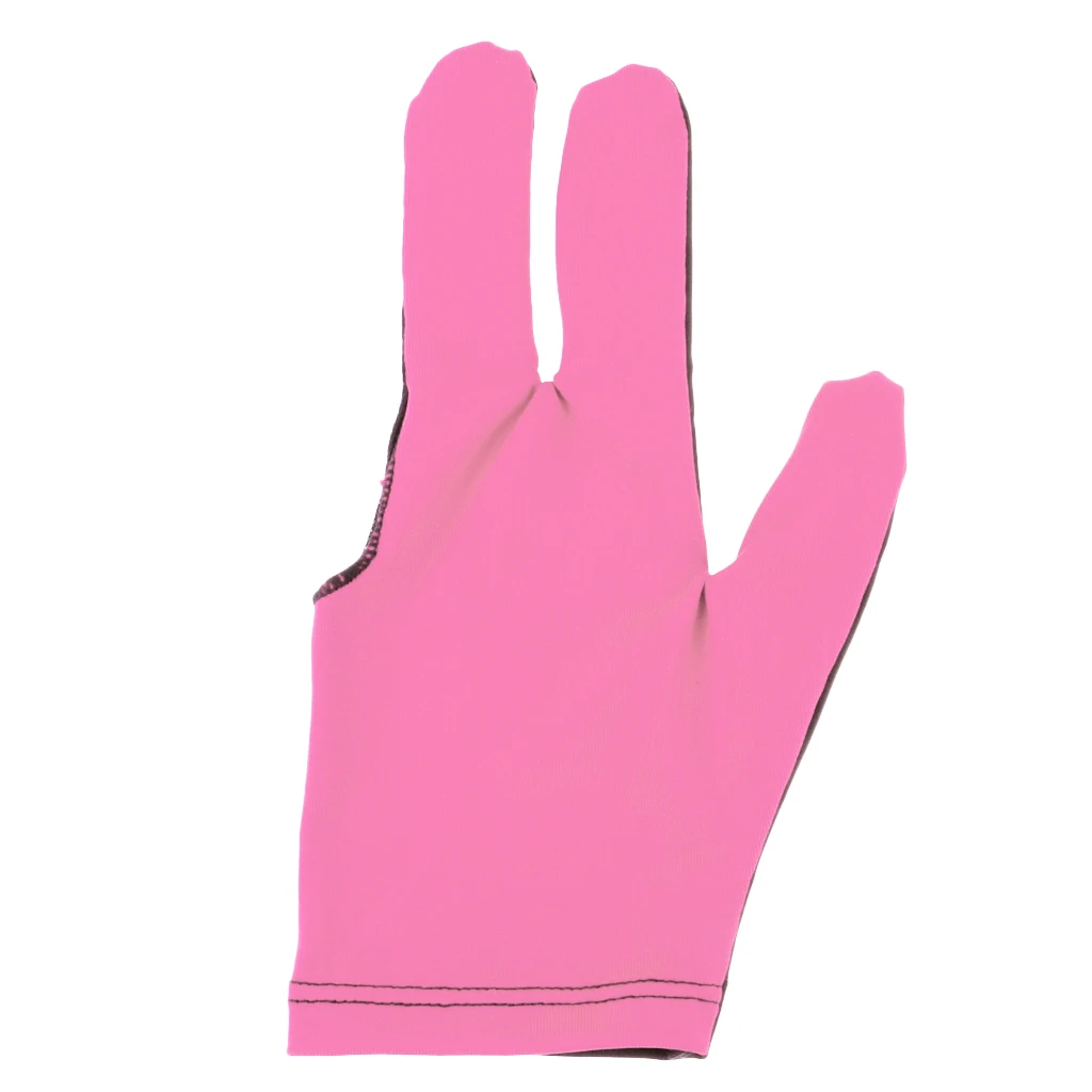 Unisex Men Women Snooker Billiard Glove Pool Cue Sticks Open Three Finger Gloves for Right / Left Hand