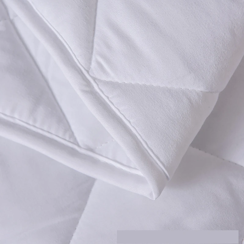 Non-Slip Mattress Topper Solid Quilted Mattress Pad Cover Super Soft Breathable Protector with 4 Corner Elastic Belt