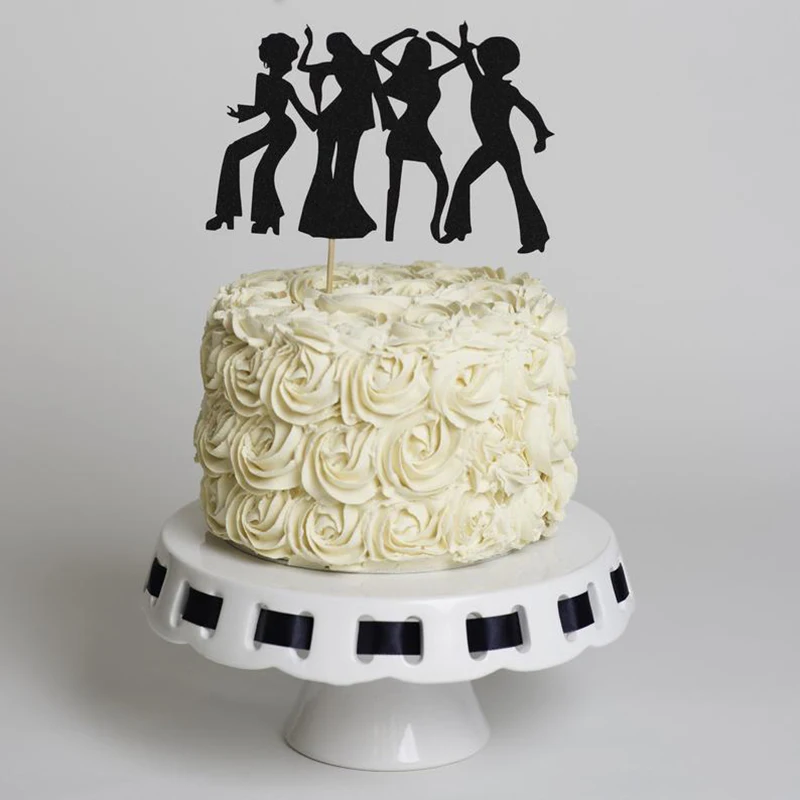 Topper De Pastel Con Bola De Discoteca Retro: Decora Tu Boda O Fiesta Con Un Mini Adorno Brillante Y Divertido