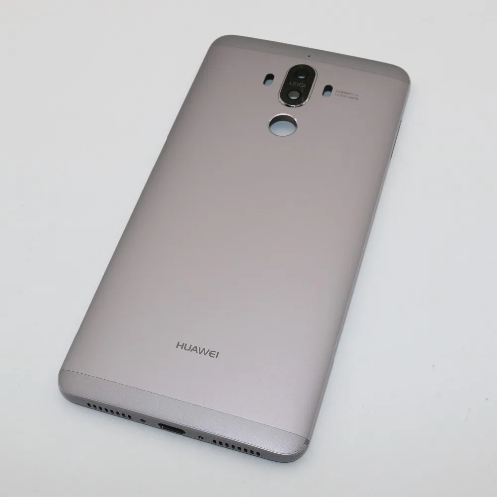 Mate 9 Задняя крышка батареи для huawei mate 9 MT9 задняя крышка батарейного отсека с объективом камеры боковые кнопки с инструментами