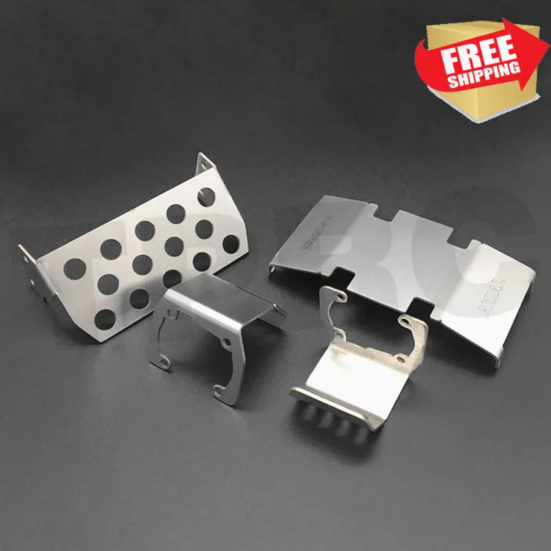 RC car axial scx10 90046/47 90059/60  bumper Chassis Armor Protection Skid Plate  option upgrade parts