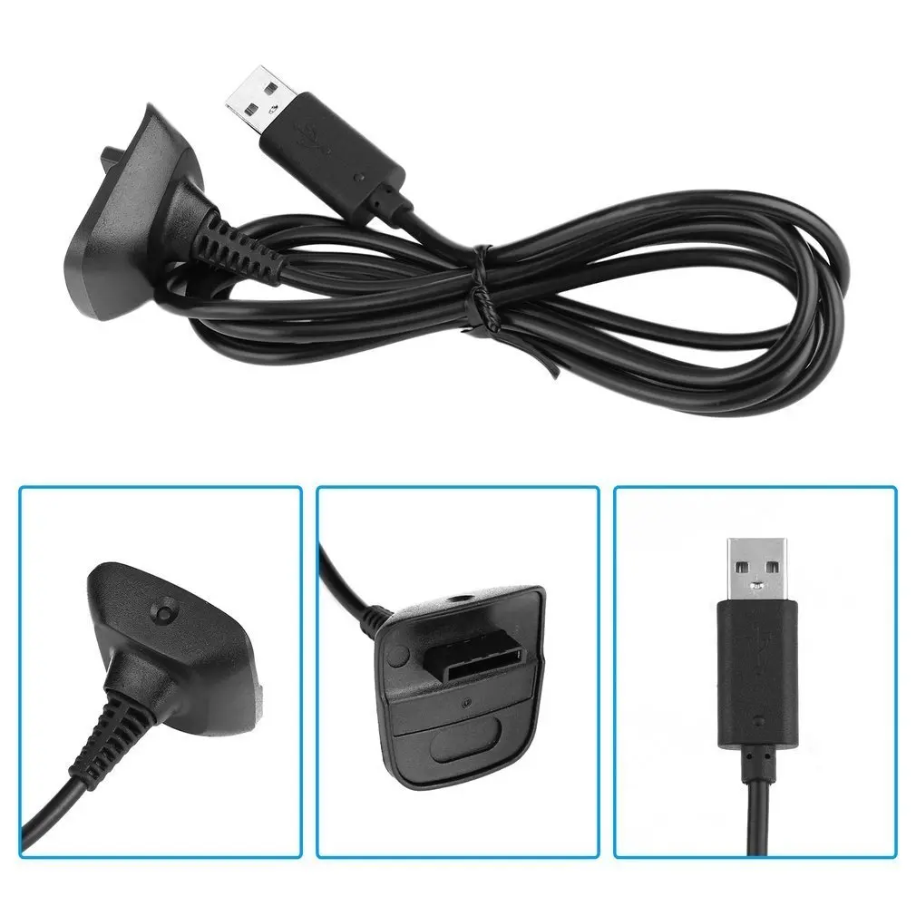 Onleny 1,5 м usb кабель для зарядки шнур питания линия для Xbox 360 беспроводной контроллер геймпад аккумуляторная батарея