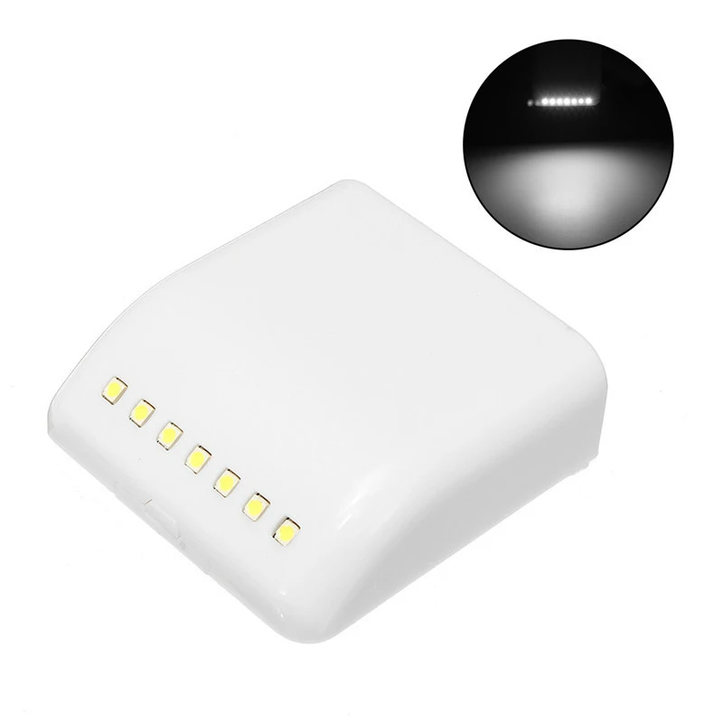 7 LED Датчик управления Ночная лампа под шкафом ABS универсальная мебельная