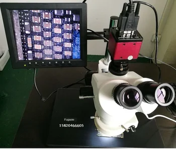 

1.3 million high-definition camera 8-inch display trinocular large bottom plate mobile phone repair special microscope