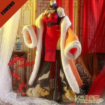 

Anime! ONE PIECE Boa Hancock Gorgeous Cheongsam Sexy Dress Uniform Cosplay Costume Halloween Party Suit For Women Free Shipping