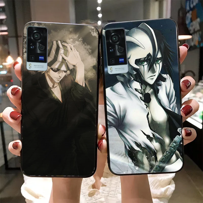 Милый мультяшный чехол для телефона отбеливатель vivo x60 pro plus x50 s7 s9 x30 x27 s9e Черный