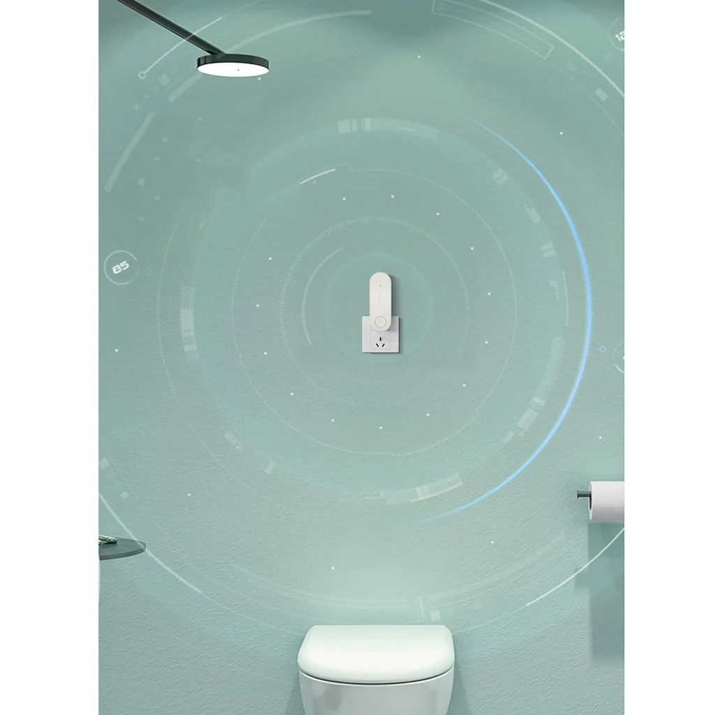 Portable Plug in Air Purifier Home Air Freshener Odor Cleaner for Office Living Room Bedroom Restroom Sauna Hotel US Plug