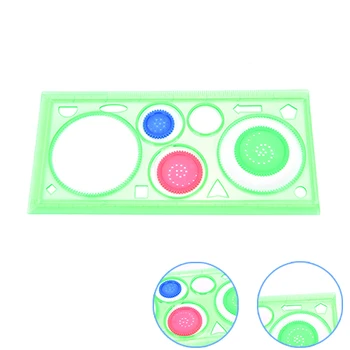 

1pcs Spirograph Geometric Ruler Drafting Tools Stationery For Students Drawing Set Plastic