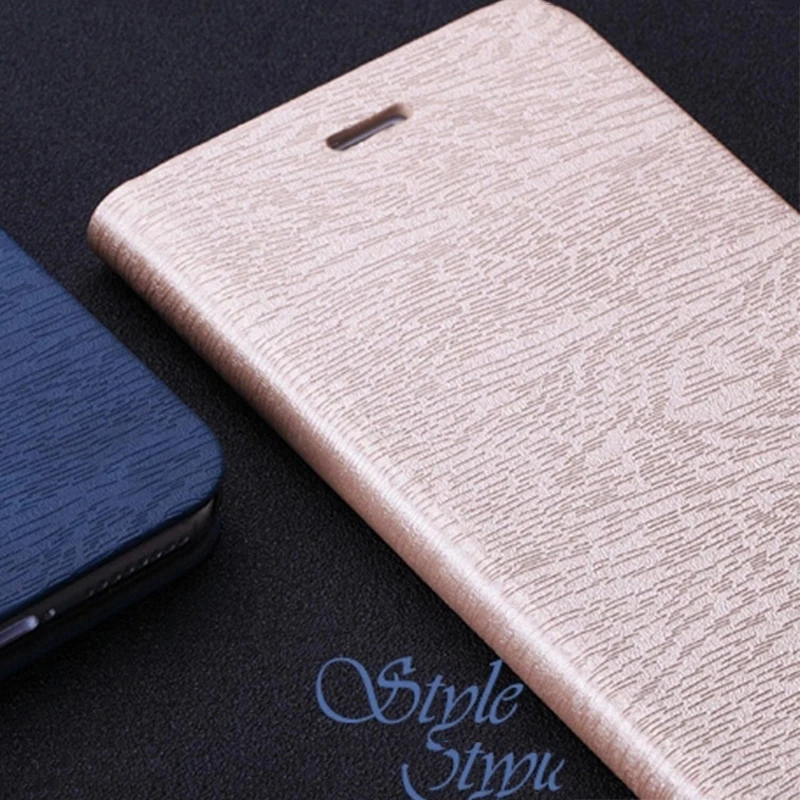 Wood grain PU Leather Case For Umi Super Flip Case For Umi Max Business Phone Bag Case Soft Silicone Back Cover