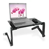 Aluminum Alloy Folding Table Computer Desk 360 Degree Adjustable Foldable Yili Heat Dissipation Laptop Desk Portable Bed Tray ► Photo 3/6