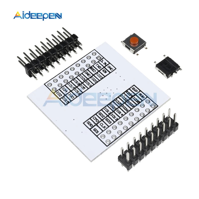 ESP32 ESP32S Беспроводной Wi-Fi и bluetooth-адаптер модульный переходник доска для Arduino Поддержка для ESP-32 ESP-32S Pinboard преобразовательный модуль