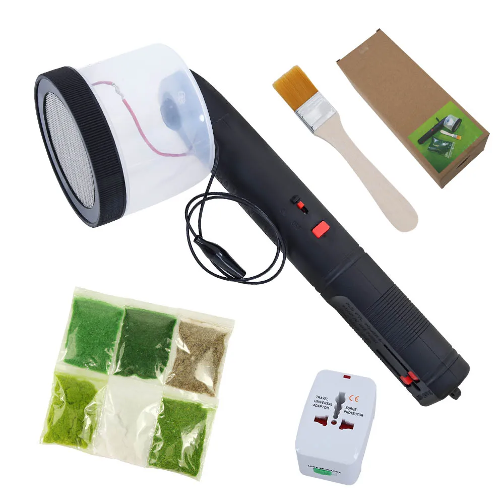 Portable Grass (powder)scenery Mini Flocking Electric Machine Static ...