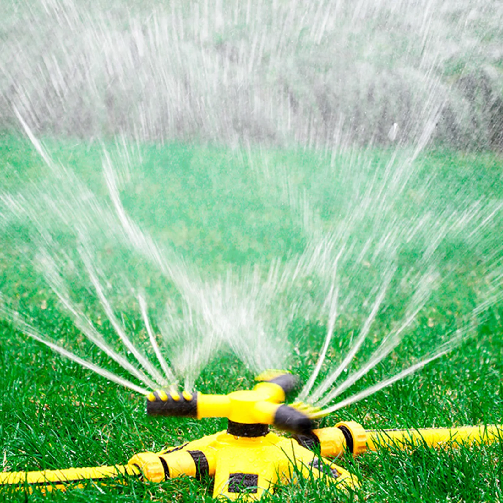 Automatic lawn sprinkler 360°Rotating Large Lawn Area Water Sprinkler 