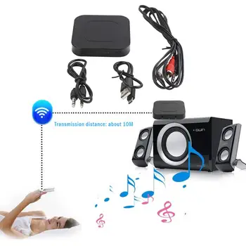 

2 in 1 Wireless Bluetooth 4.2 Transmitter Receiver Classic Colors Simple Enduring 3.5mm Stereo Audio Adapter